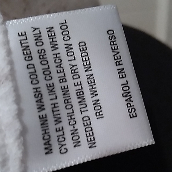 Style & co dressy off-white/cream beige top with 3/4 flaired sleeves, size XL. - Picture 6 of 7